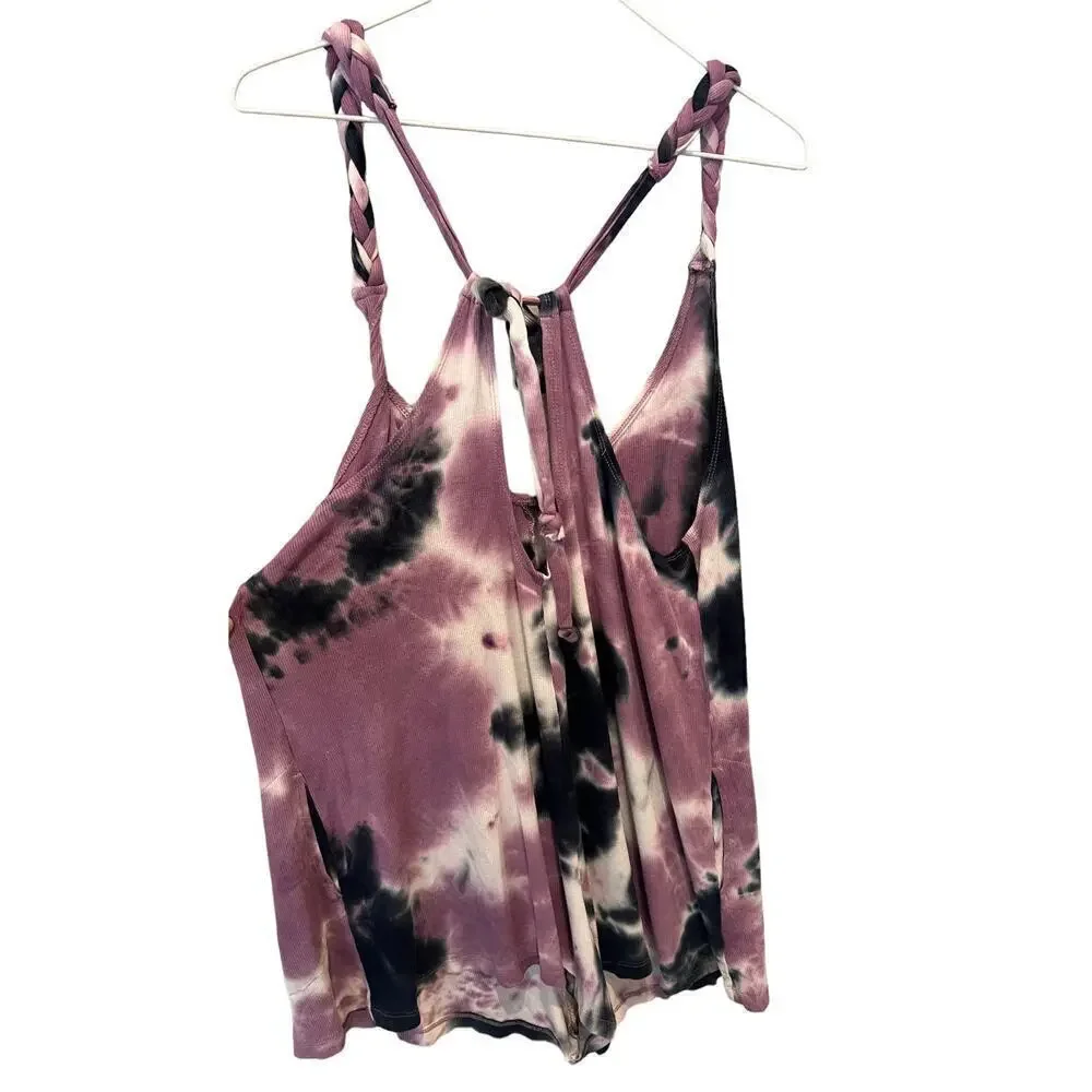 BECCA Sea Ray Tie Dye Cover-Up Romper Size Large